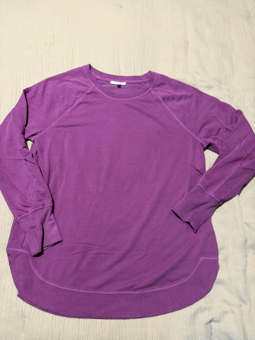Maurices Purple Long Sleeve Crewneck Top